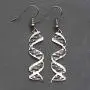 Boutique Academia DNA Earrings - Science Jewelry Gift - Anatomically Correct DNA Spirals with Major & Minor Grooves and Base Pairing
