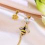 Jewseen Cartilage Chain Earrings Ear Cuff Double Piercing Earrings for Women and Girls Jewelry Gift