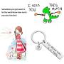 MAOFAED Long Distance Relationship Gift Going Away Gift Leaving Gift Miss You Gift Gift for Boyfriend I’ll Miss You A Ton