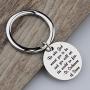 BEKECH Inspirational Gifts Be Who God Meant You to Be and You Will Set The World On Fire Keychain Faith Jewelry Best Friend Encouragement Gift