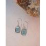 YoTreasure Aqua Chalcedony Solid 925 Sterling Silver Dangle Earrings Jewelry