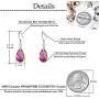 Teardrop Swarovski Crystal Drop Dangle Earrings for Women 925 Sterling Silver Hook Hypoallergenic Earring Teardrop Swarovski Crystal Drop Dangle Earrings for Women 925 Sterling Silver Hook Hypoallergenic Earring