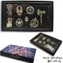 Avengers Infinite War Defeat Superhero Boxed Badge Iron Man Necklace Pendant Iron Man Singular Dr. Ago Moto Eye Amulet Jewelry (NO.5)