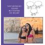 EIGSO Sister Gift The Love Between Sisters is Forever Sister Bracelet Set Sister Gift for Big sis Mid Sis Lil Sis