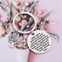 FUSTMW Adoption Gifts Keychain Adopted Child Gifts Stepdaughter Stepson Gifts from Stepmom Stepdad Adoption Jewelry You Will always have My Never Ending Love