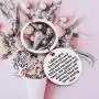 FUSTMW Adoption Gifts Keychain Adopted Child Gifts Stepdaughter Stepson Gifts from Stepmom Stepdad Adoption Jewelry You Will always have My Never Ending Love