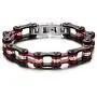 Stainless Steel Motorcycle Bike Biker Link Chain Crystal Rhinestones Bracelets for Women Men Stainless Steel Motorcycle Bike Biker Link Chain Crystal Rhinestones Bracelets for Women Men