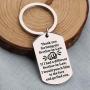 BEKECH Brother-in-Law Gifts Brother Keychain Thank You for Being My Brother-in-Law Keychain Wedding Gift Jewelry Brother of The Bride Gift from Sister-in-Law