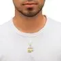 Military Pendant Necklace 14k Gold-Plated 20'' Military Pendant Necklace 14k Gold-Plated 20''