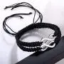 Phoenix Angela Couple Bracelets His and Hers 8 Infinity Bangle Jewelry for Lover Girlfriends Wrist with Key and Lock Charm Phoenix Angela Couple Bracelets His and Hers 8 Infinity Bangle Jewelry for Lover Girlfriends Wrist with Key and Lock Charm