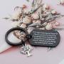 FUSTMW Unbiological Sister Gifts Thank You for Being My Unbiological Sister Keychain Friendship Jewelry Soul Sisters Gifts for BFF