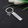 CYTING Butterfly Keychain You Can Go Through A Great Deal of Darkness Yet Become Something Beautiful Inspirational Keychain Graduation Gift Encouragement Gift