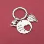 Oh The Places Youll Go Keychain Hot Air Balloon Charm Class of 2019 Graduation Gift