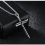 Lary Jewelry Nail Cross Stainless Steel Pendants Christian Necklace 23'' Rolo Chain, 3 Colors Lary Jewelry Nail Cross Stainless Steel Pendants Christian Necklace 23'' Rolo Chain, 3 Colors