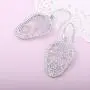 Dangle Earring for Women,Halloween Skull Drop Earring Girls Gold Silver Earrings with CZ Crystal Stainless Steel Earring