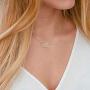 EXGOX Birth Year Number Pendant Necklace for Women and Girls Stainless Steel Old English Friendship Necklace Anniversary Birthday Jewelry 1990-2010