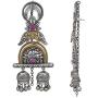 Aheli Intricate Crafted Vintage Inspired Indian Boho Oxidized Jhumka Jhumki Earrings Ethnic Wedding Party Fashion Jewelry for Women