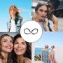 Couple Magnetic Bracelet Set Rope Braided Charm Adjustable Couple Gift Jewelry Set Box for Women Men 2 Pack
