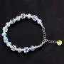 Charms AB Multi Colored Crystal Beaded Strand Bracelet Teacher Gifts Jewelry Gifts for Women Teen Girls Y939 Charms AB Multi Colored Crystal Beaded Strand Bracelet Teacher Gifts Jewelry Gifts for Women Teen Girls Y939