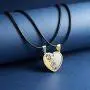 Pair Cat Couple Necklace Stainless Steel Ying Yang Friendship Cute Pet Cat Pendant for Lover Friend Family Pair Cat Couple Necklace Stainless Steel Ying Yang Friendship Cute Pet Cat Pendant for Lover Friend Family