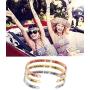 Popeoiuh Inspirational Bracelets for Women Stainless Steel Engraved Personalized Mantra Quote Cuff Bangle Encouragement Jewelry Gift for Teen Girls Boy Friend Men