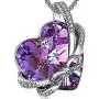 ZIOZIA Necklace Women Made with Swarovski Crystal Chain Love Heart Pendant Kids Jewelry for Girls Gifts for Girlfirend and Mom ZIOZIA Necklace Women Made with Swarovski Crystal Chain Love Heart Pendant Kids Jewelry for Girls Gifts for Girlfirend and Mom
