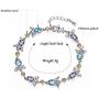 RONLLNA Bracelet for Women Birthstone Charm Eternal Love Crystal Jewelry for Women Girl