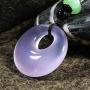 Sumray Natural Ice Chalcedony Safty Buckle Pendant Jade Necklace Pendant Jewelry Pendant