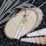 Sterling Silver Kuuipo Bar Reversible Pendant Necklace