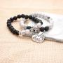 ZHEPIN Best Friend Bracelet,Relationship Bracelets-Love Formed by The Bracelet Symbolizes Connected Heart