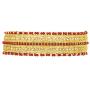 Aheli Indian Wedding Wear Polki Stone Beaded Choker Necklace with Maang Tikka Set Ethnic Fashion Jewelry for Women