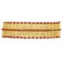 Aheli Indian Wedding Wear Polki Stone Beaded Choker Necklace with Maang Tikka Set Ethnic Fashion Jewelry for Women