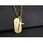 Corner Boss Steel Titanium Retro Chain Jewelry Inspiring Scripture Personality Pendant Necklace for Women Men