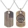 DBXII Mens Necklace, Handcrafted American Elements Flag Eagle Chain Copper Pendant Jewelry for Man Mens Boy Friend Gifts Classical DBXII Mens Necklace, Handcrafted American Elements Flag Eagle Chain Copper Pendant Jewelry for Man Mens Boy Friend Gifts Classical