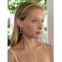 Mariell Graceful CZ and Crystal Necklace Earrings Set with Teardrops for Bridesmaids, Weddings & Prom