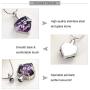 constantlife Cremation Jewelry for Ashes, My Best Friend Heart Shape Memorial Urn Necklace Stainless Steel Crystal Pendant Ashes Holder Keepsake