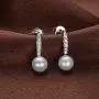 Pearl Dangle Drop Earrings Freshwater Cultured White Pearl Sterling Silver Stud Drop Earrings Pearl Jewelry Gifts for Women Girls Wife Pearl Dangle Drop Earrings Freshwater Cultured White Pearl Sterling Silver Stud Drop Earrings Pearl Jewelry Gifts for Women Girls Wife