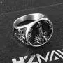 HZMAN Catholic Saint St. Patrick Day Irish Patron Celtic Cross Ring