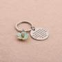 FUSTMW Ohana Keychain Blessing Gifts Hibiscus Charm Keychain Hawaiian Ohana Jewelry Gift for Family