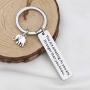 WSNANG Elephant Gift Elephant Lover Gift You are Amazing As You are Stronger Than You Know Keychain Inspiration Elephant Graduation Gift for Graduate Friend