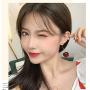 3D Dried Flower Red Cherry Drop Dangle Earrings Sweet Cute Stereo Fruit Jewelry for Women Girls