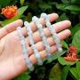 Adabele 1pc Natural 7 inch 7.5 inch Gemstone Bracelet Stretchy Chakra Gems Stones 7-10mm Free Form Beads Healing Crystals Engergy Quartz Jewelry Women Girls Birthday Gift