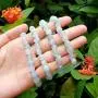 Adabele 1pc Natural 7 inch 7.5 inch Gemstone Bracelet Stretchy Chakra Gems Stones 7-10mm Free Form Beads Healing Crystals Engergy Quartz Jewelry Women Girls Birthday Gift