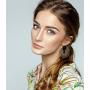 Florideco 12 Pair Vintage Bohemian Drop Dangle Earring Mandala Flower Gypsy Earring Hollow Water Drop Heart Shaped Boho Earring for Women