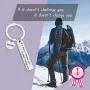 Eigso Graduation Gift Inspirational Keychain Encouraging Words Jewelry for Family Friends Colleague Classmate Boss(Challenge Change You KR)