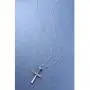 Mens S925 Sterling Silver Cross Pendant Necklace 24 Inches Silver Chain Mens S925 Sterling Silver Cross Pendant Necklace 24 Inches Silver Chain