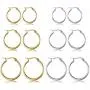 10 Pairs Small Hoop Earrings for Women Girls Lightweight Click-Top Surgical Steel Silver Hoop Earrings Cute Endless Hypoallergenic mini Hoop Earrings Set 10-18MM 10 Pairs Small Hoop Earrings for Women Girls Lightweight Click-Top Surgical Steel Silver Hoop Earrings Cute Endless Hypoallergenic mini Hoop Earrings Set 10-18MM
