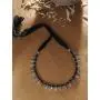 Saissa Silver Tone Oxidized Choker Boho Gypsy Thread Rope Indian Necklace Jewelry for Women Saissa Silver Tone Oxidized Choker Boho Gypsy Thread Rope Indian Necklace Jewelry for Women