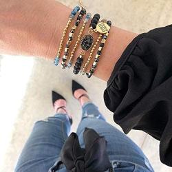 Kinsley Armelle Stone Collection - Raven Bracelet