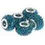 RUBYCA 15MM 20pcs Big Hole Crystal Charm Beads fit European Charm Bracelet Jewelry Indicolite Blue RUBYCA 15MM 20pcs Big Hole Crystal Charm Beads fit European Charm Bracelet Jewelry Indicolite Blue